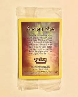 Ancient Mew SEALED Pokemon Unopened 2000 Movie Promo Holo Card - RARE Near Mint - Image 3