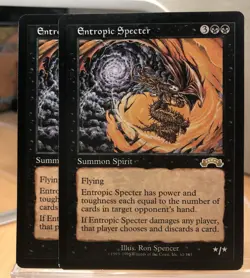 Magic the Gathering: 2x Entropic Specter Exodus Regular MtG - Image 1