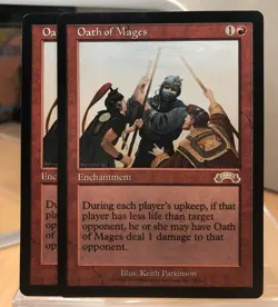 Magic the Gathering: 2x Exodus Oath of Mages MtG - Image 1