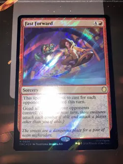 magic the gathering TMNT Fast Forward Surge Foil - Image 1