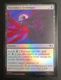 MTG TMNT - Shredder's Technique - Foil - Image 1
