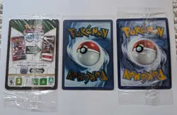 Pokemon 151 UPC Promo Card Set Sealed (Mewtwo #052, Mew #053, & Metal Mew #205) - Image 2