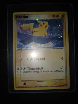 Pikachu 12/17 Inverted Back Pop Series 5 Graded Pokemon Card Rare Error - Image 1