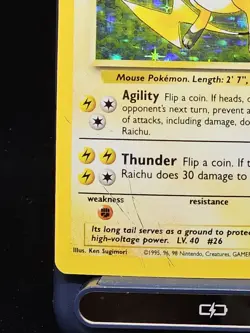 Meowth Game Boy Promo Holo Card #10 Pokemon TCG - MP Raichu Magneton - Image 3