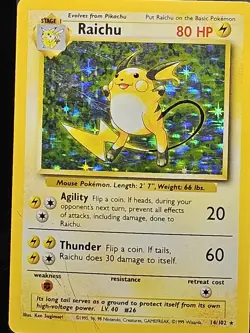 Meowth Game Boy Promo Holo Card #10 Pokemon TCG - MP Raichu Magneton - Image 4