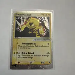 2003 POKEMON EX RUBY & SAPPHIRE 97 ELECTABUZZ EX-HOLO - Image 1