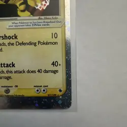 2003 POKEMON EX RUBY & SAPPHIRE 97 ELECTABUZZ EX-HOLO - Image 5