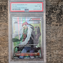 Pokemon AZ Full Art 117/119 XY Phantom Forces Ultra Rare Holo PSA 8 - Image 1