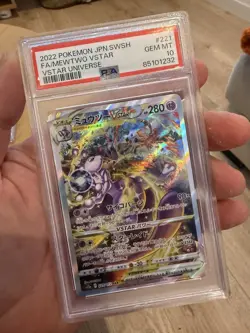 Pokemon Japanese FA MEWTWO VStar Universe 2022/ #221/ PSA10 - Image 1