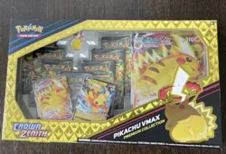 Pokemon TCG Sword & Shield Crown Zenith Pikachu VMAX Premium Collection - Sealed - Image 1