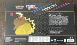 Pokemon TCG Sword & Shield Crown Zenith Pikachu VMAX Premium Collection - Sealed - Image 2
