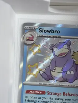 Pokemon Slowbro Holo Rare SV: Paldean Fates 117/091 Stage 1 60 ATK Card - Image 3
