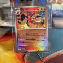 Pokemon TCG - Flareon (Master Ball Pattern) - SV: Prismatic Evolutions (PRE) - Image 1