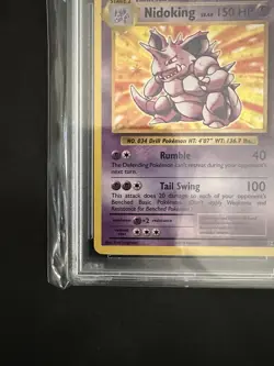 ⭐ 2016 POKEMON XY NIDOKING - HOLO EVOLUTIONS #45 PSA 8 NM-MT - Image 5
