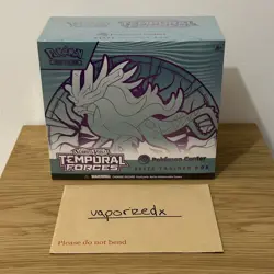 2 Temporal Forces + 1 Shrouded Fable Pokemon Center ETBs Sealed Bundle - Image 1