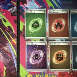 Scarlet & Violet 151 Cosmos Holo Basic Energy Lot 8 Complete Set 001-008 Pokemon - Image 2