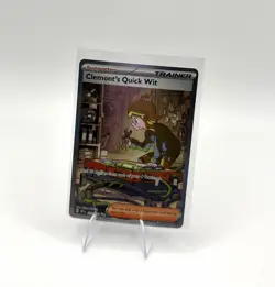 Clemonts Quick Wit 243/191 - Pokemon Surging Sparks Special Illustration Rare NM - Image 1
