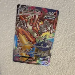 Pokemon Blaziken VMAX Secret Rare Full Art 201/198 Chilling Reign Holo - Image 1