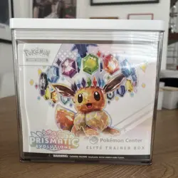 Prismatic Evolutions Pokemon Center Elite Trainer Box - Sealed + includes case - Image 1