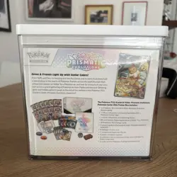 Prismatic Evolutions Pokemon Center Elite Trainer Box - Sealed + includes case - Image 2