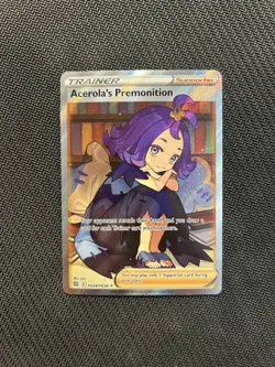 Pokemon TCG Acerola's Premonition TG24/TG30! NM Condition! See Description! - Image 1