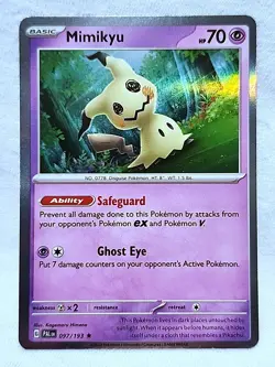Mimikyu 097/193 Rare Holo Paldea Evolved Pokemon TCG - Image 1