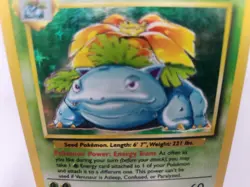 Pokemon Venusaur 15/102 Base Set Holo MP BUF - Image 2