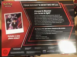 Pokemon TCG Team Rocket's Mewtwo ex Box Sealed New - Image 1