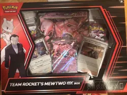 Pokemon TCG Team Rocket's Mewtwo ex Box Sealed New - Image 2