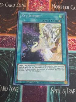 Yu-Gi-Oh! TCG Xyz Import DLCS-EN145 Secret Rare Limited Near Mint - Image 1