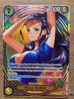 Nico Robin (SP Alt Art) EB03-055 SR ONE PIECE Heroines Edition Lightly Played - Image 1