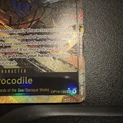 Bandai Crocodile OP14-120 The Seven Warlords Holo Secret Rare 10000 SEC - Image 2