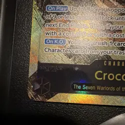 Bandai Crocodile OP14-120 The Seven Warlords Holo Secret Rare 10000 SEC - Image 5