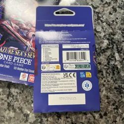 One Piece TCG The Azure Sea’s Seven OP-14 Sleeved Booster Pack Lot Of 4 Sealed - Image 3