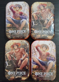 One Piece Mini Tin Vol 2 OP13 Factory Sealed English New. 4 Tins total - Image 1