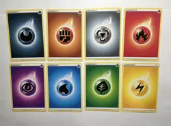 POKEMON ENERGY CARDS Lot of 8 SWSH Battle Styles NM COMPLETE SET 2020 Com Basic - Image 1