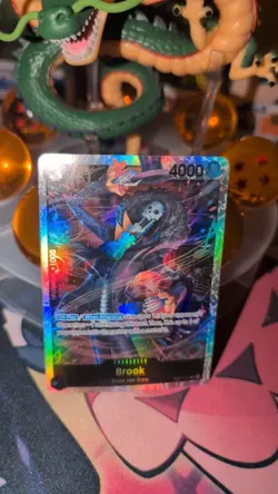 Brook EB01-046 SR ONE PIECE Tcg Card Game NM Black Reprint - Image 1