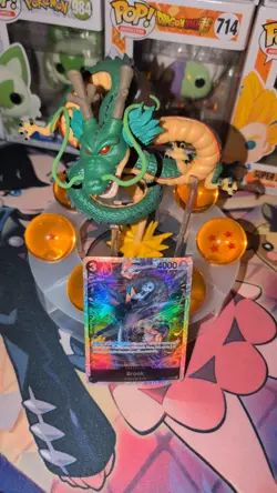 Brook EB01-046 SR ONE PIECE Tcg Card Game NM Black Reprint - Image 2