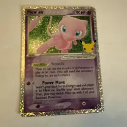 Pokemon TCG Mew EX Celebrations Classic Collection Holo Ultra Rare Card 88/92 - Image 1