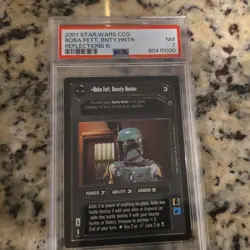 Boba Fett PSA 7 Graded Reflections III StarWars Card 2001 - Image 1