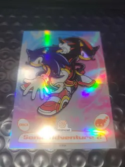 2025 Sega Dreamcast Trading Card Limited Run Foil SP Sonic Knuckles #053 - Image 2