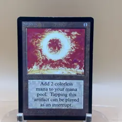 MTG Sol Ring Beta 1993 Vintage Artifact Rare Old School Magic The Gathering Card - Image 1