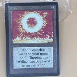 MTG Sol Ring Beta 1993 Vintage Artifact Rare Old School Magic The Gathering Card - Image 4