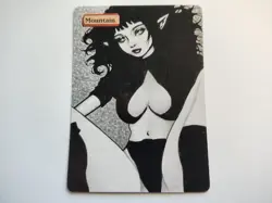 1x Mountain Altered Art Hand Drawn Basic Land TS999 by SpellBound - Image 1