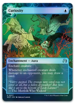 Curiosity #17 (Foil) (NM) Wilds of Eldraine WOT Magic MTG - Image 1