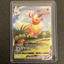 Pokemon Flareon VMAX SWSH180 Holo Full Art Promo NM-MINT - Image 1