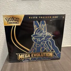 Pokemon TCG Mega Evolution Lucario Elite Trainer Box ETB New / Factory Sealed - Image 1