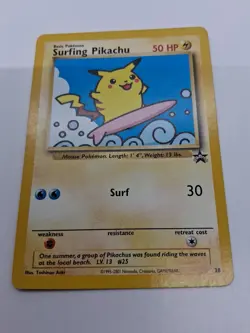 Surfing Pikachu 28/53 Nintendo Black Star Promo 2001 Pokemon TCG - Image 4