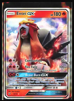 Entei GX - 10/73: Shining Legends - Pokemon TCG - NM - Image 1