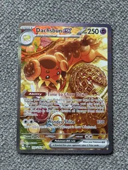 Dachsbun ex 169/142 SIR Stellar Crown Sv07 SPECIAL ILLUSTRATION RARE Pokemon TCG - Image 1